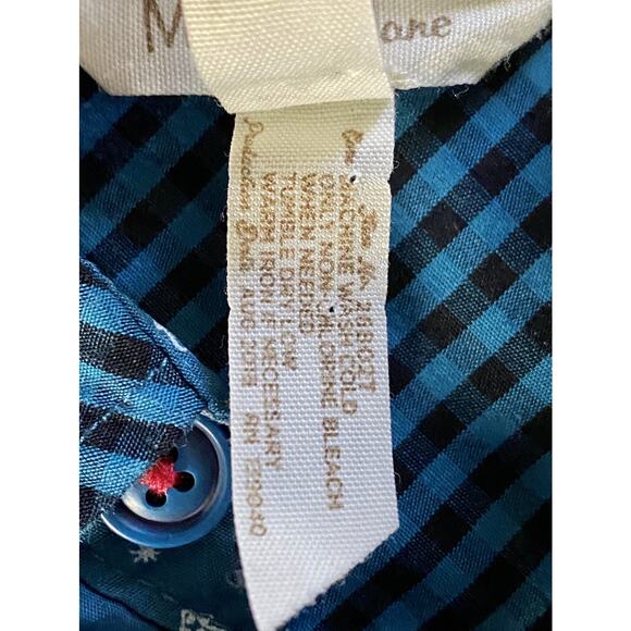 NEW Matilda Jane Choose Your Own Path Jack Frost Blue Black Holiday Shirt 4 - Picture 8 of 9